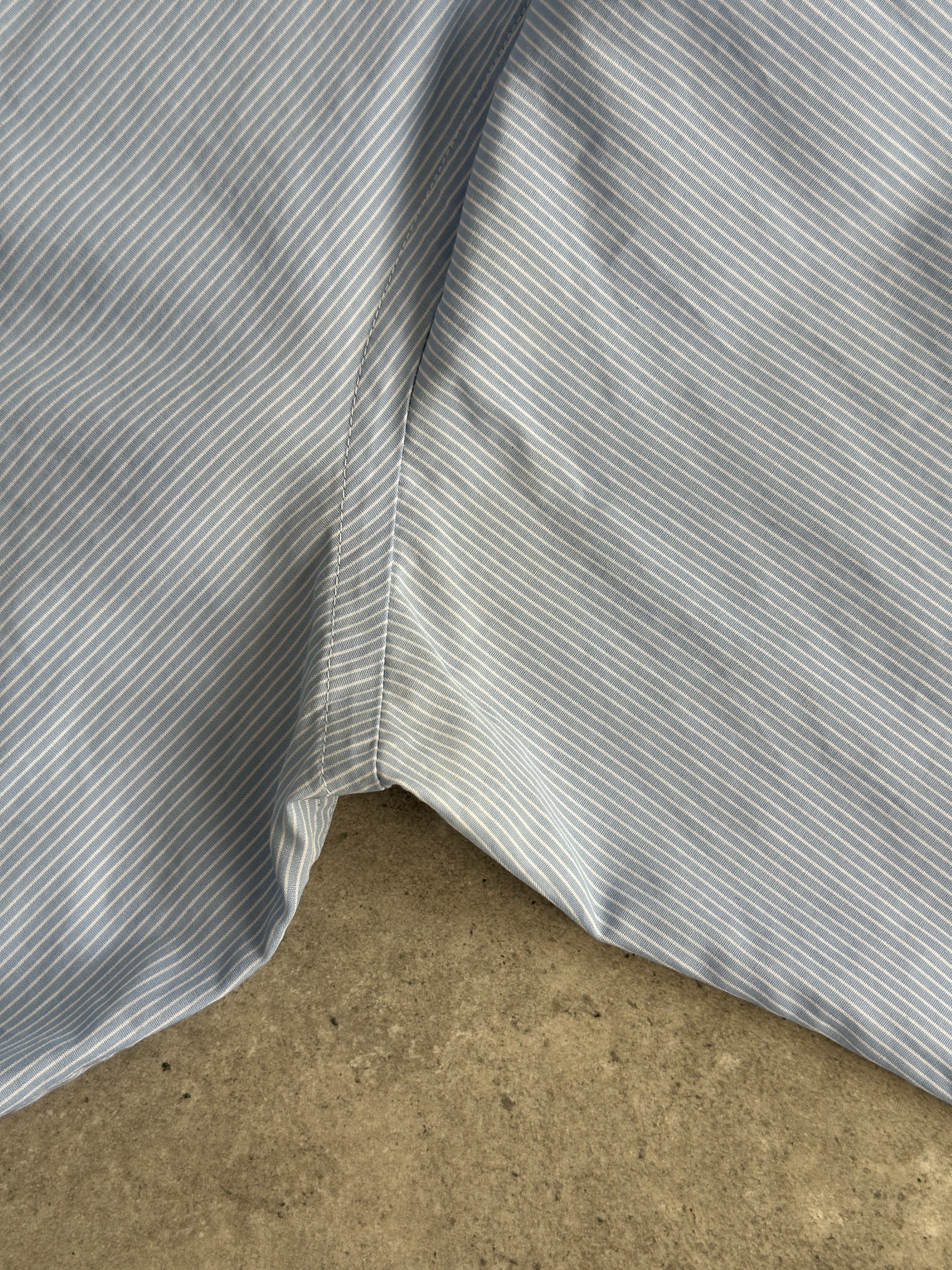 Burberry London Cotton Stripe Logo Shirt - M - SYLK