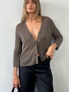 Max Mara Knitted Crochet Cardigan - M - SYLK