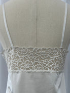 Vintage 1990s Lace Sheer Mini Slip Dress - S - SYLK