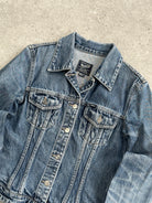 Gas Fitted Pure Cotton Denim Jacket - S - SYLK