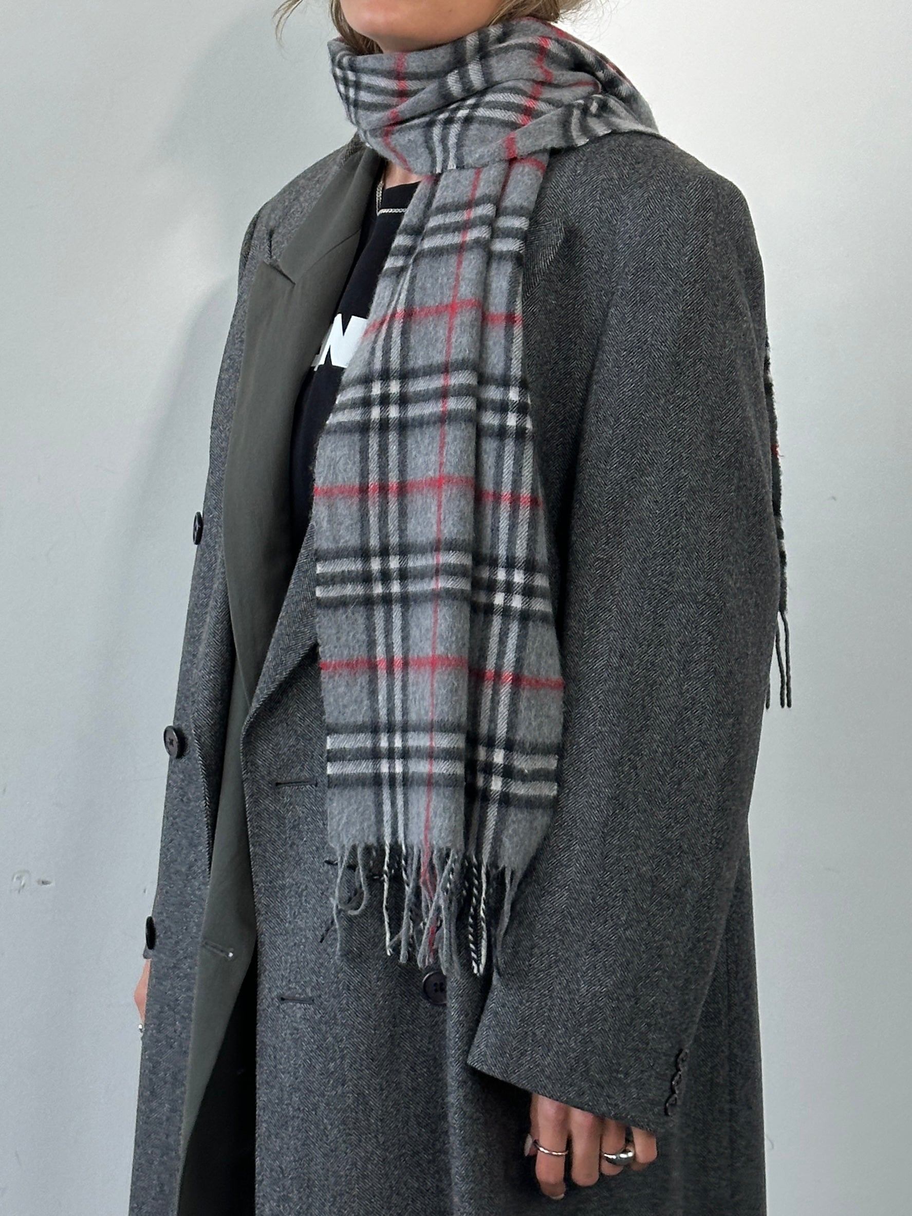 Burberry Pure Lambswool Check Scarf - SYLK