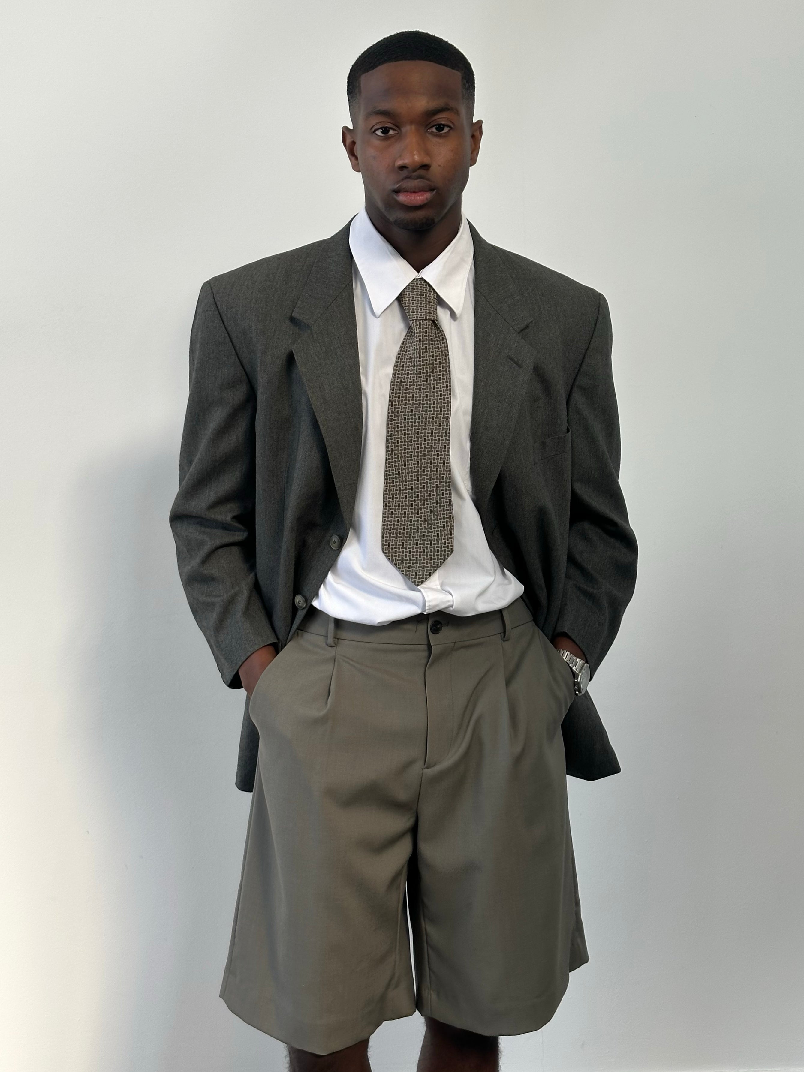 Yves Saint Laurent Pour Homme 1990s Pure Wool Single Breasted Blazer - 46R/XL