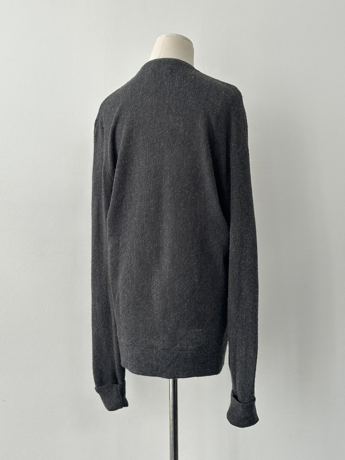 Christian Dior 1990s Knit Logo Cardigan - M
