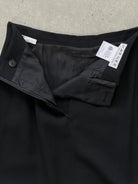 Jaeger 1990s Pure Wool Side Split Maxi Skirt - W24 - SYLK