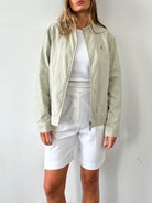 Yves Saint Laurent Pure Cotton Double Zip Logo Bomber Jacket - M/L - SYLK