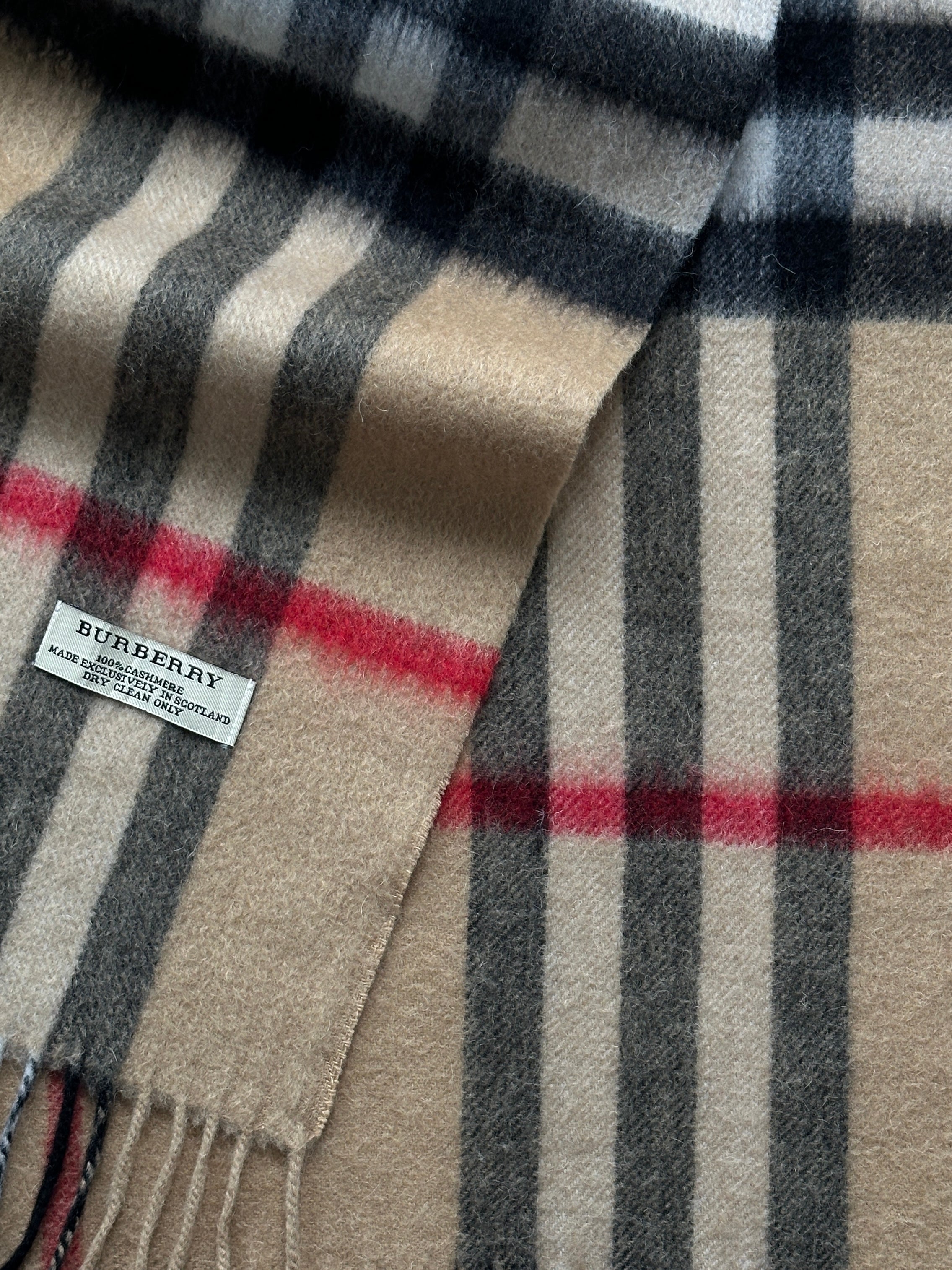 Burberry Pure Cashmere Nova Check Scarf - SYLK