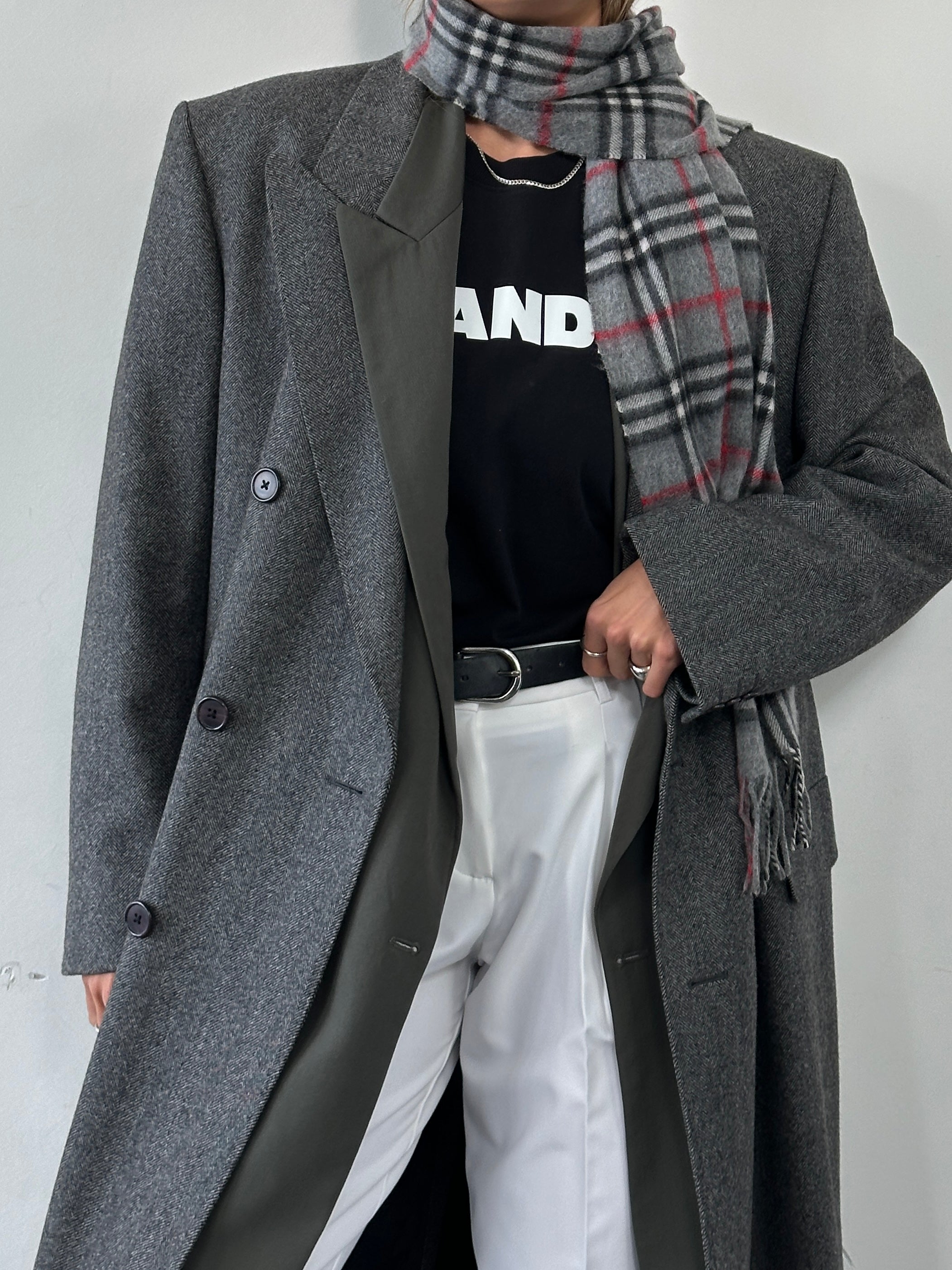 Burberry Pure Lambswool Check Scarf - SYLK