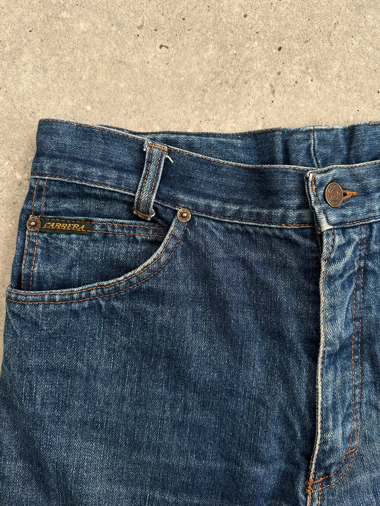 Vintage Straight Leg Denim Jeans - W30 - SYLK