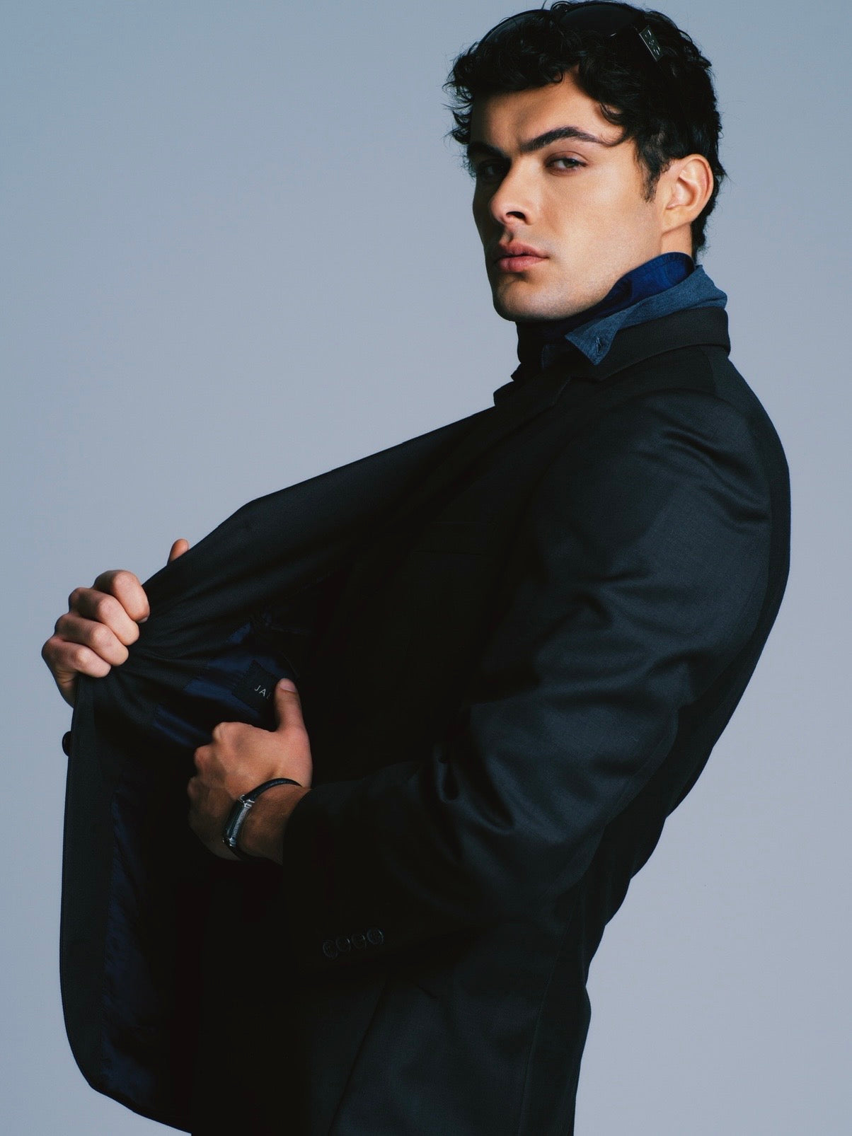 Jaeger 1990s Pure Wool Single Breasted Suit - 44S/32S