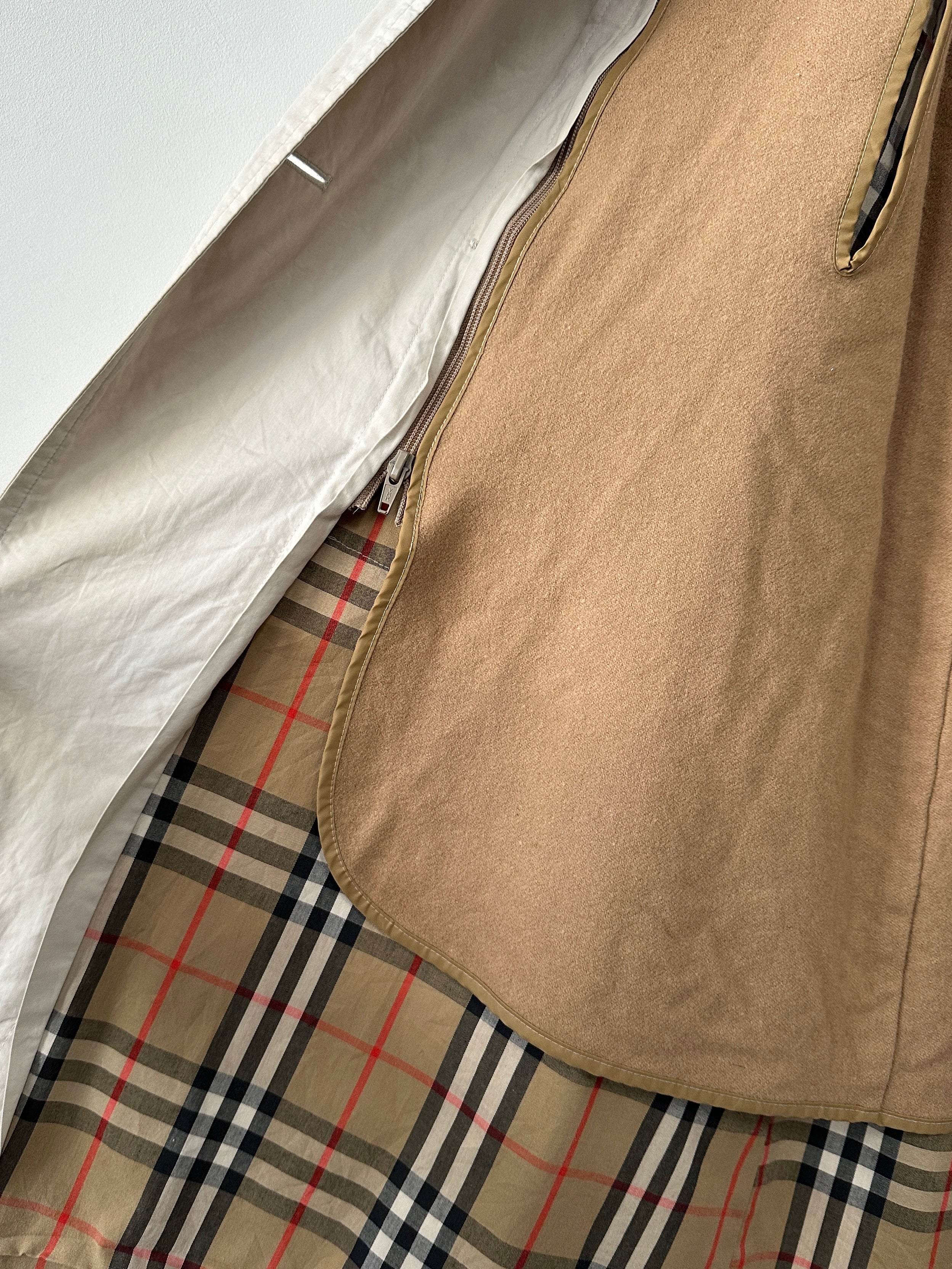 Burberry Pure Cotton Double Breasted Trench Coat - XL - SYLK