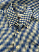 Yves Saint Laurent Check Cotton Logo Shirt - S/M - SYLK