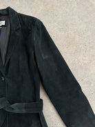 Vintage 1990s Suede Belted Jacket - S/M - SYLK