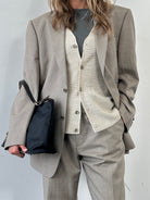 British Vintage Knitted Waistcoat - XL - SYLK