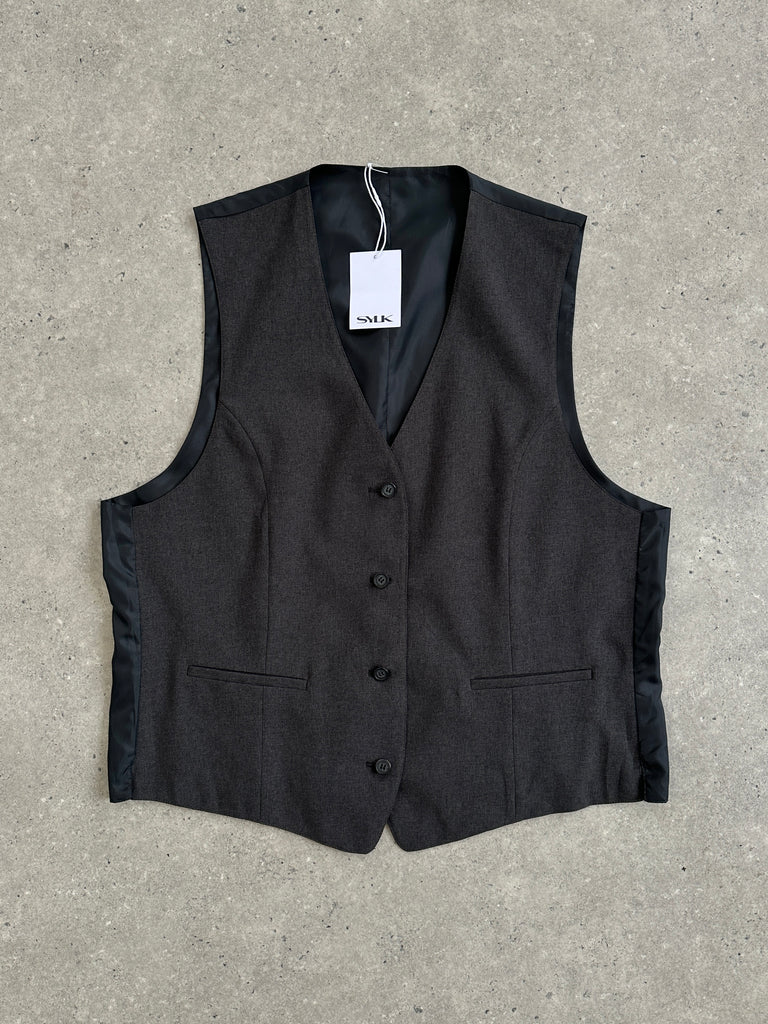 Vinatge Reversible Single Breasted Tailored Waistcoat - XL - SYLK