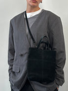 Gucci 2000s Suede Top Handle Crossbody Bag - SYLK