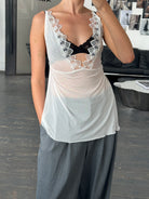 Vintage 2000s Lace Top - M/L - SYLK