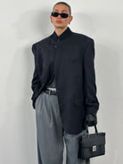 Burberry Pure Silk Single Breasted Blazer - 46R/XL - SYLK