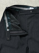 Armani Collezioni 2000s Pure Wool Straight Leg Tailored Trousers - W28 - SYLK