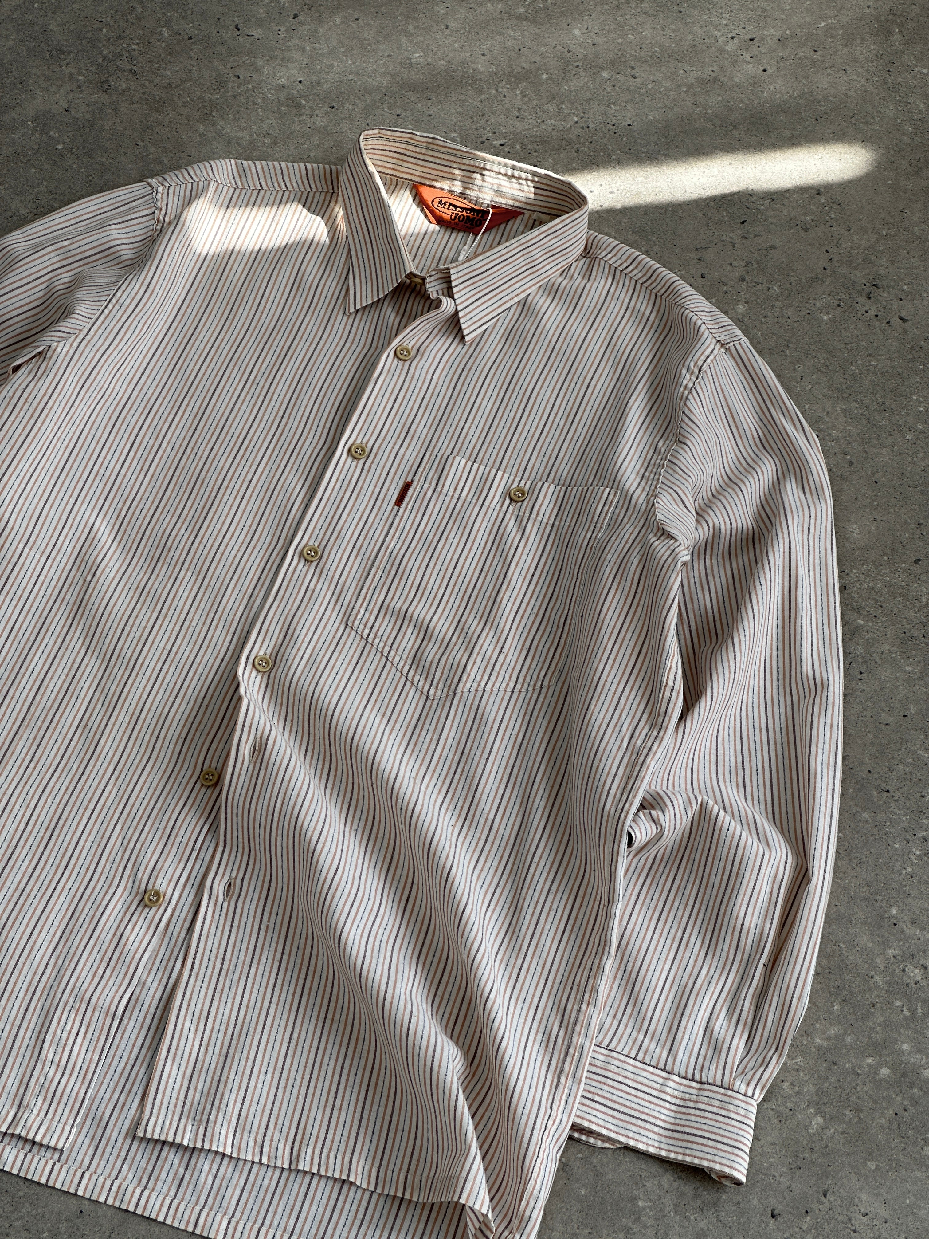 Missoni 90s Cotton Stripe Shirt - L/XL - SYLK