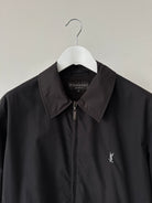 Yves Saint Laurent Cotton Logo Bomber Jacket - M - SYLK