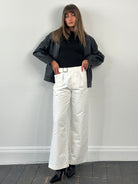Jil Sander AW23 Pure Cotton Wide Leg Trousers - W28 - SYLK