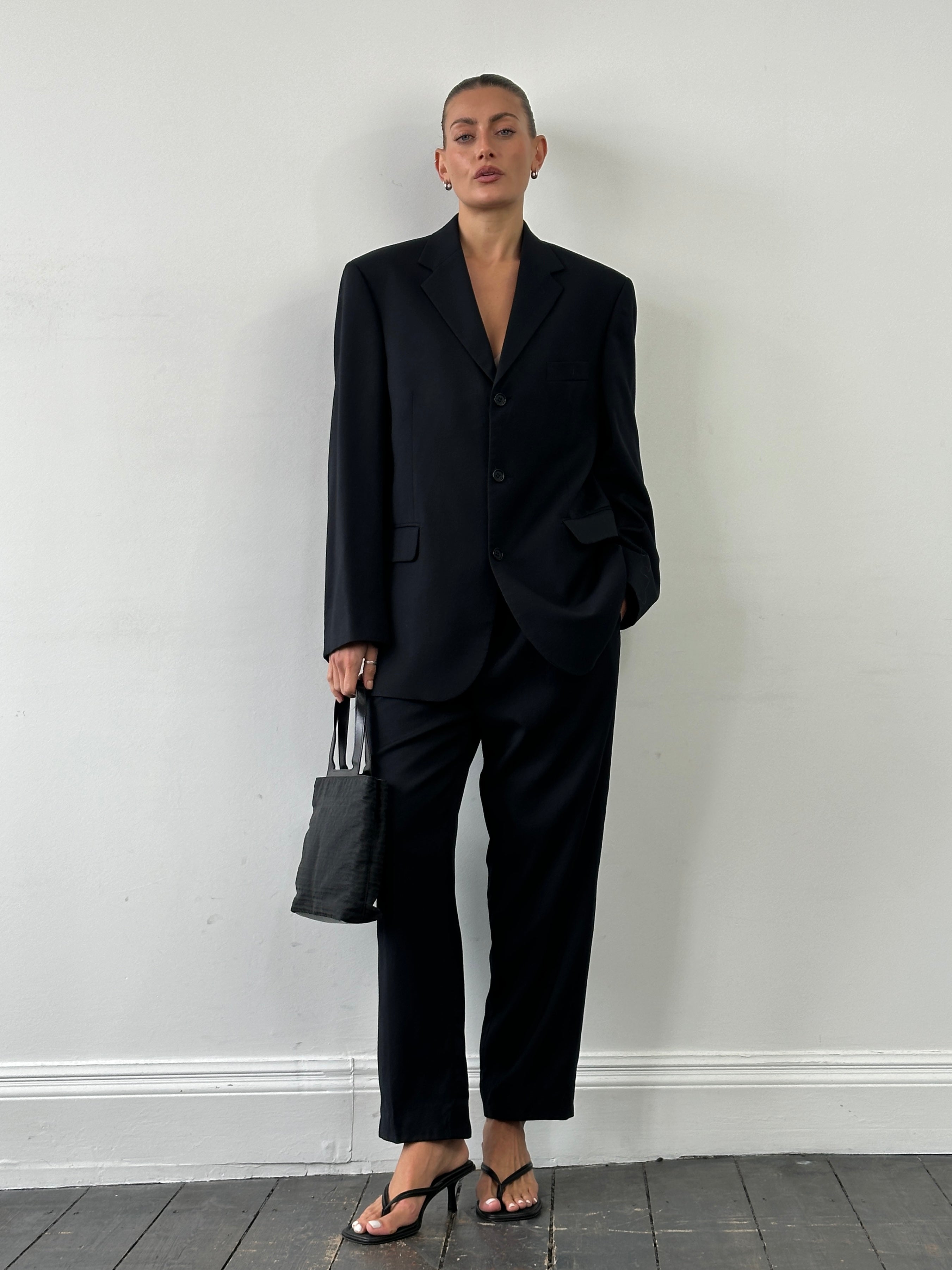 Yves Saint Laurent Pure Wool Single Breasted Breasted Suit - 44R/W34 - SYLK