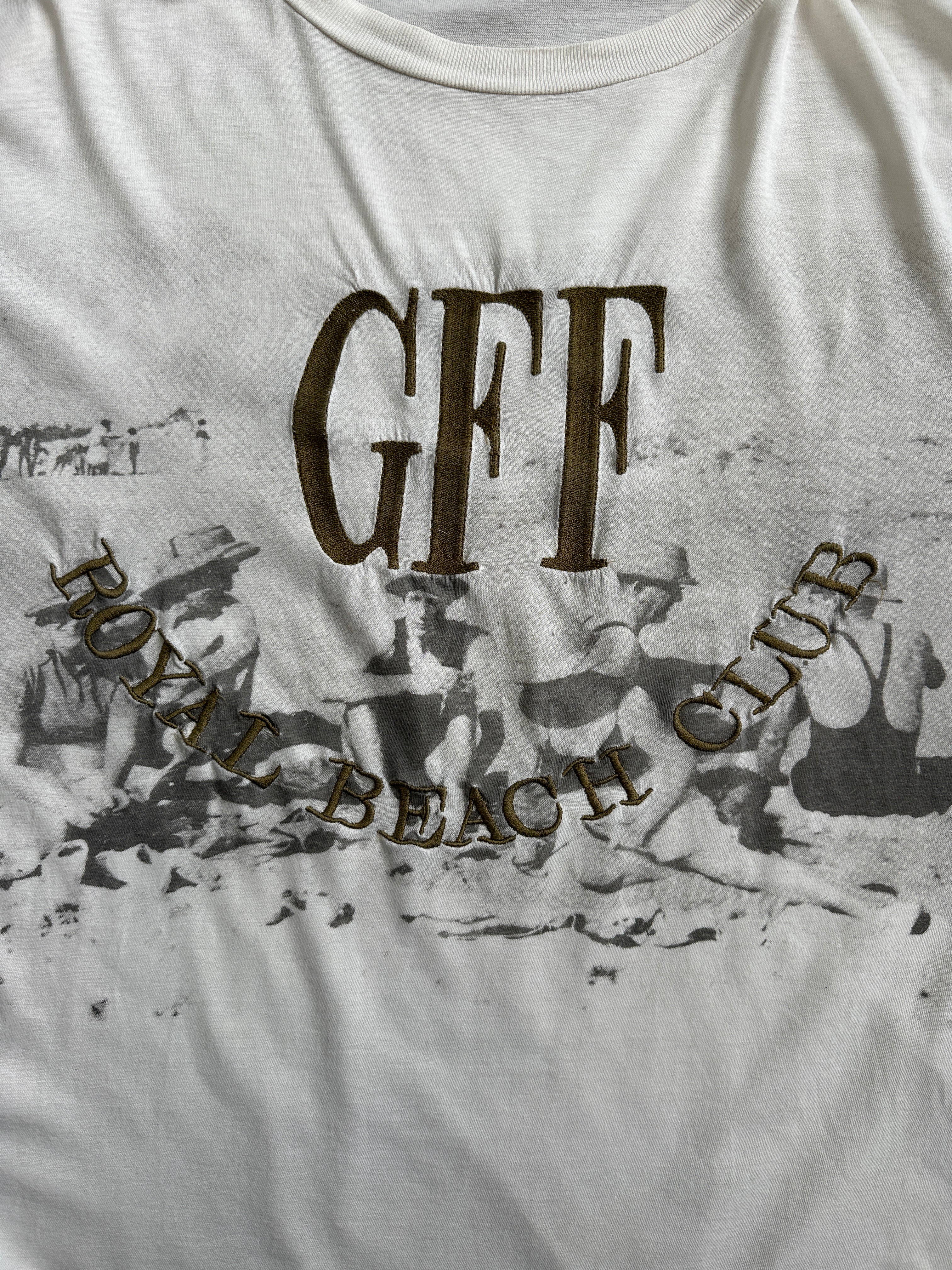 Gianfranco Ferre 1990s Pure Cotton Logo Top - L-XL