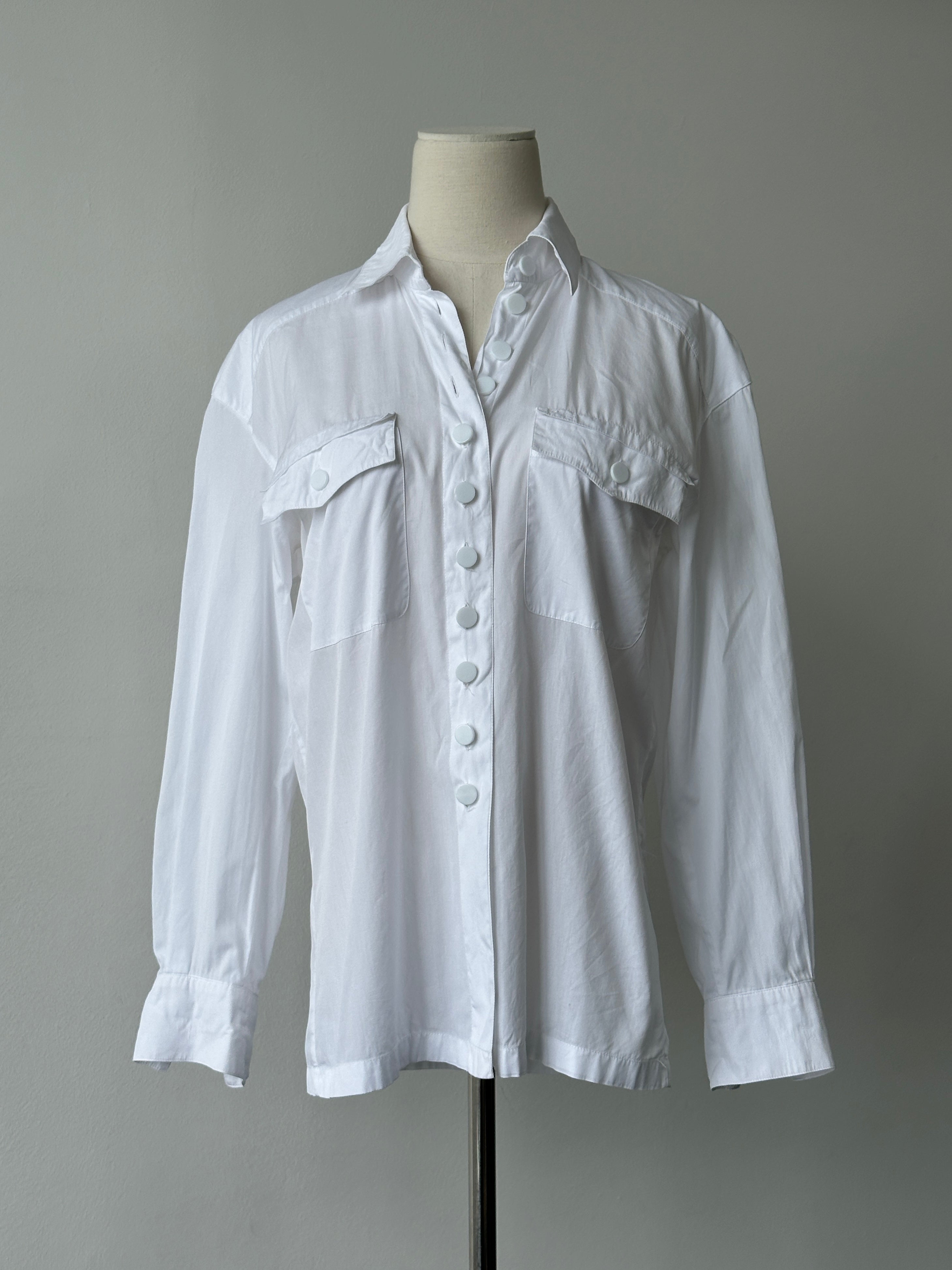 Escada By Margaretha Ley 1990s Pure Cotton Shirt - S