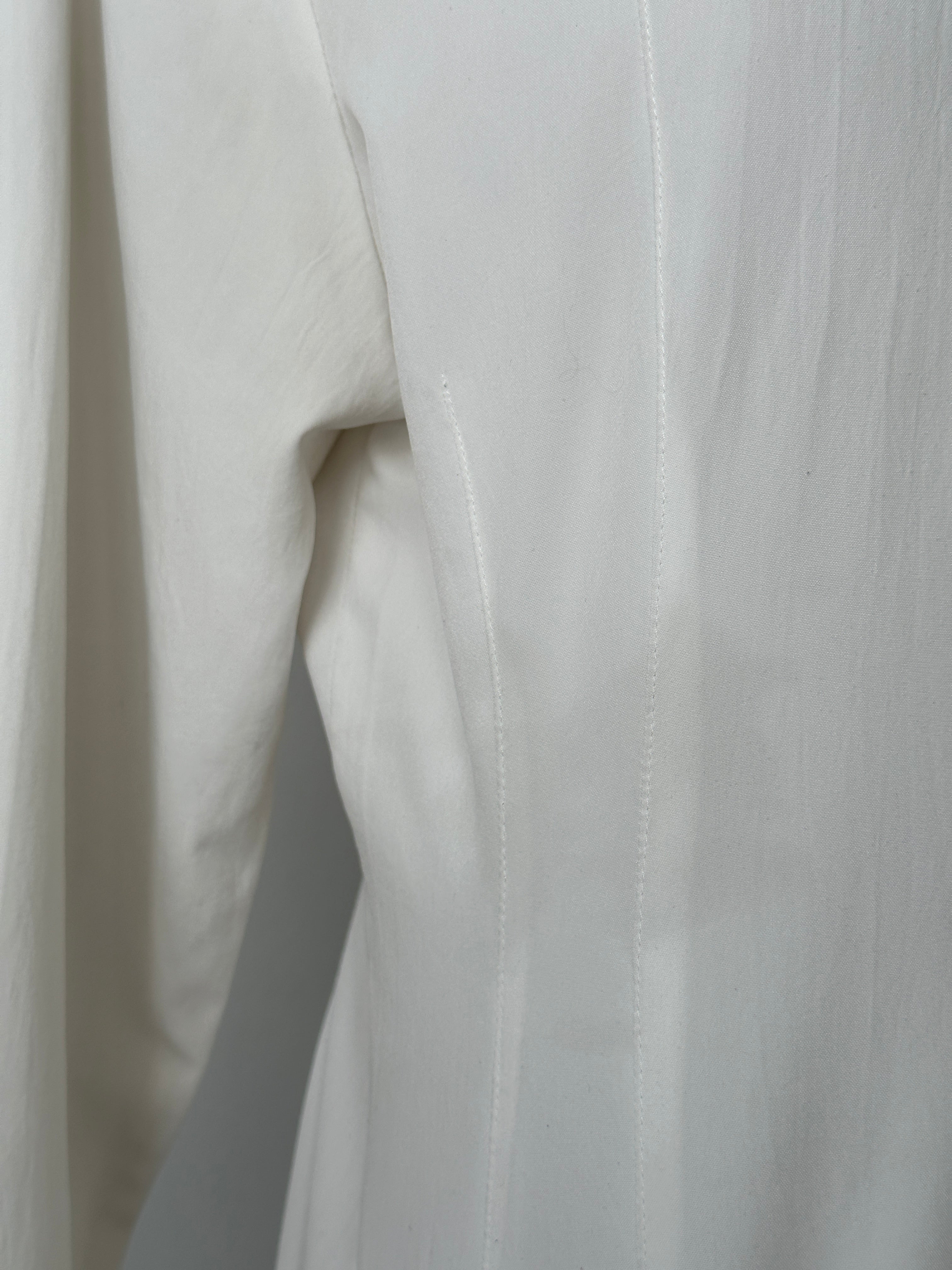 Vintage 1990s High Neck Minimal Shirt - S-M