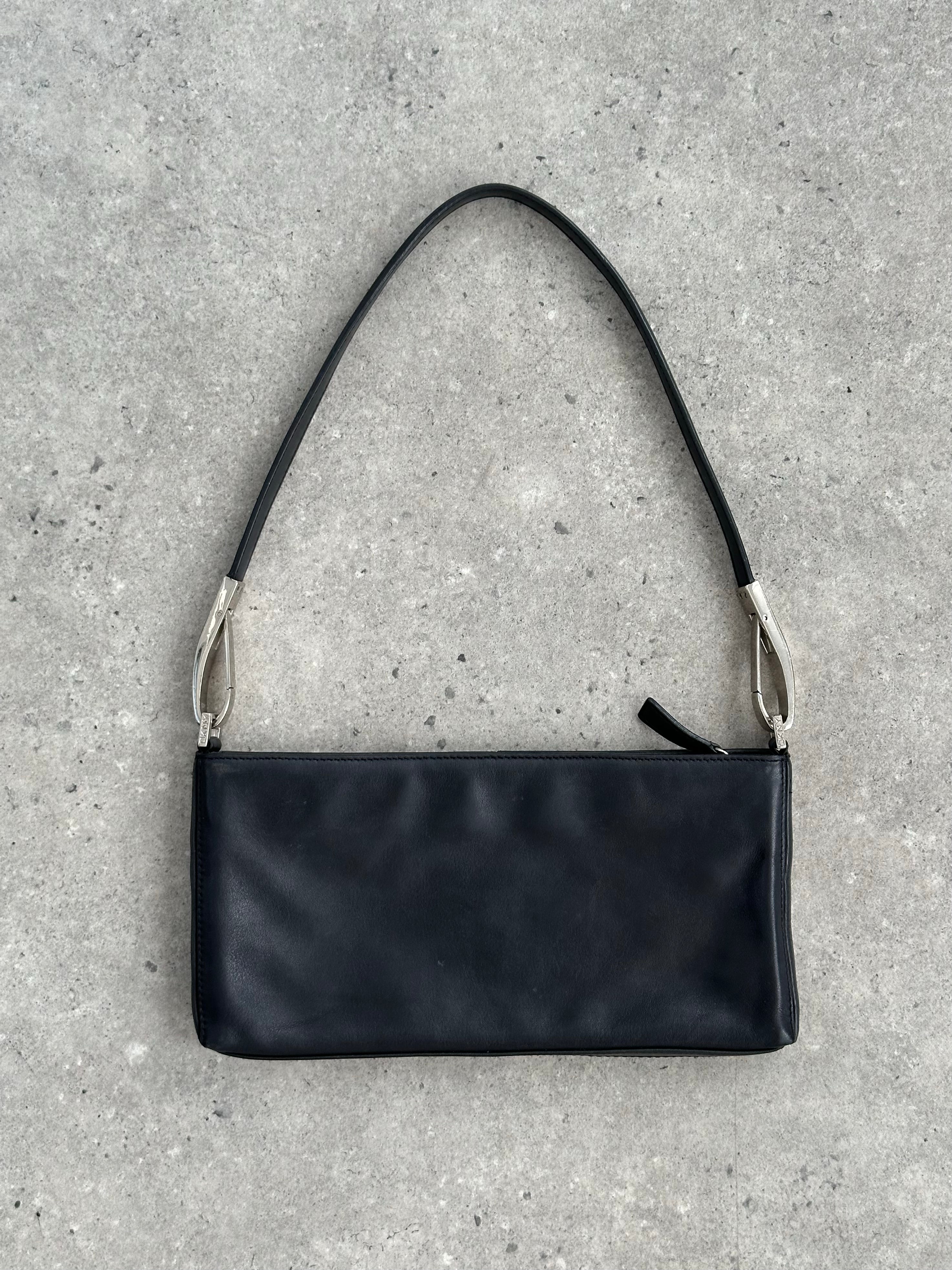 DKNY 2000s Leather Shoulder Bag
