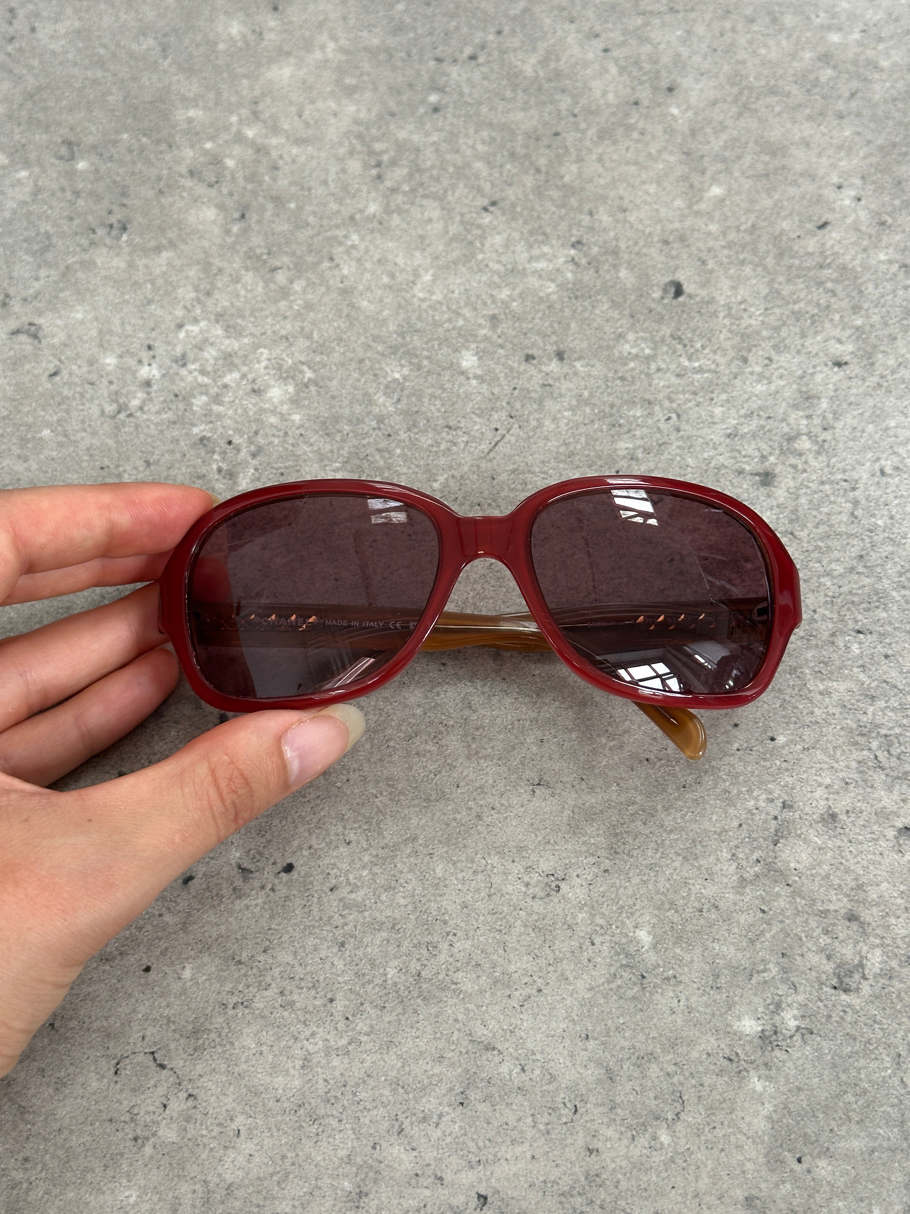Chanel 1990s Oversized Sunglasses