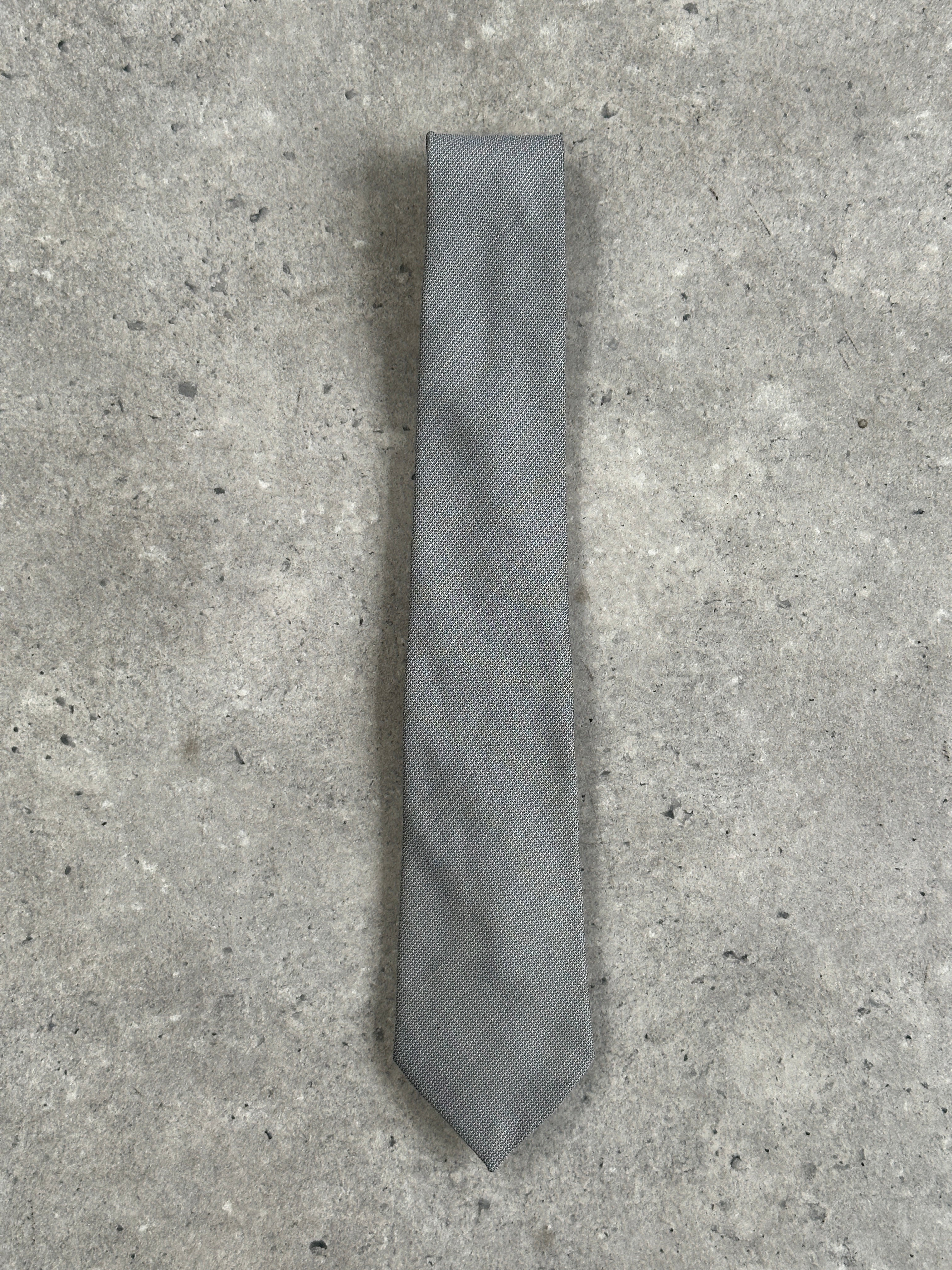 British Vintage 1980s Wool Textured Tie