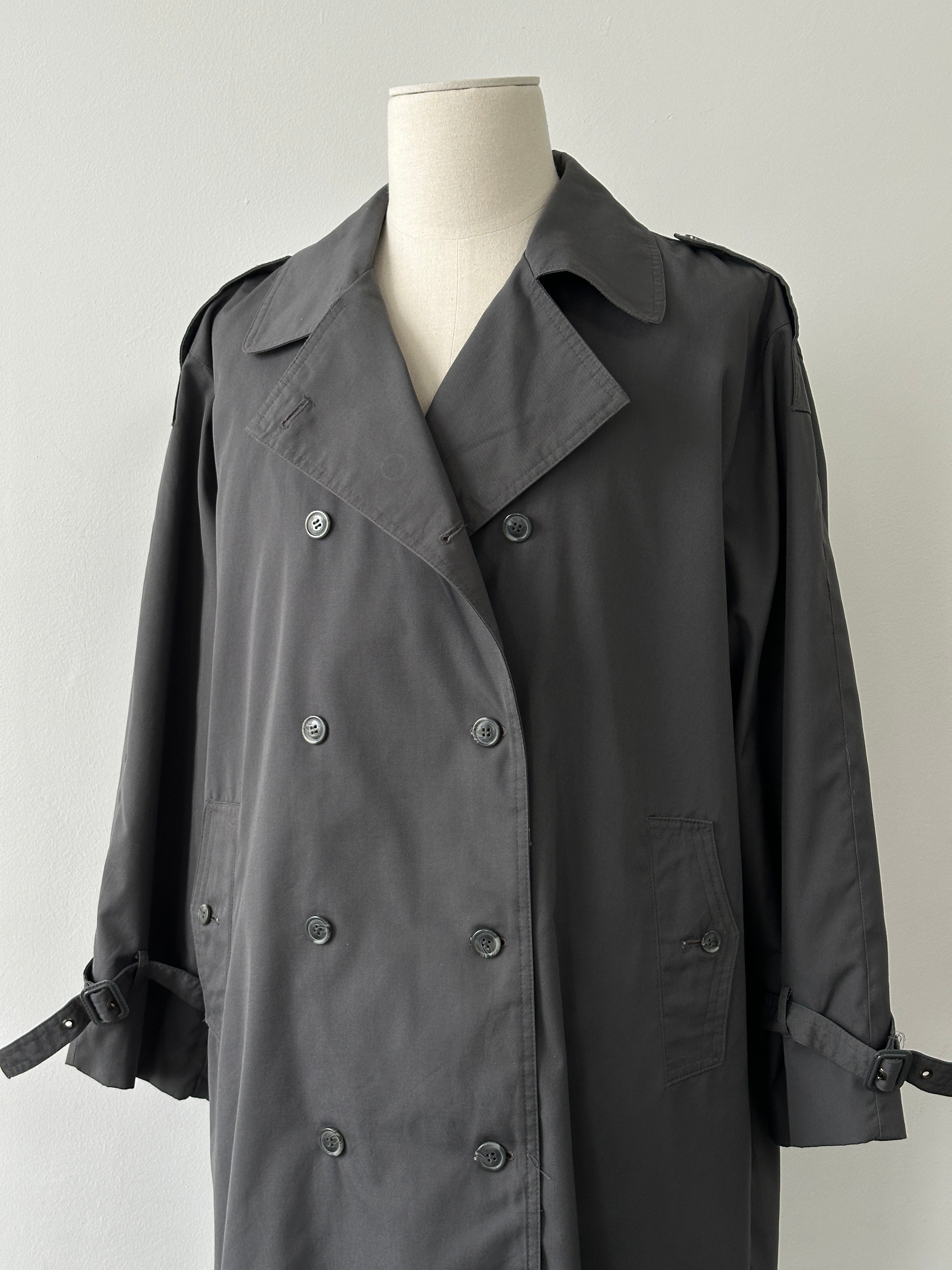 Christian Dior Monsieur 1990s Cotton Belted Trench Coat - L | SYLK