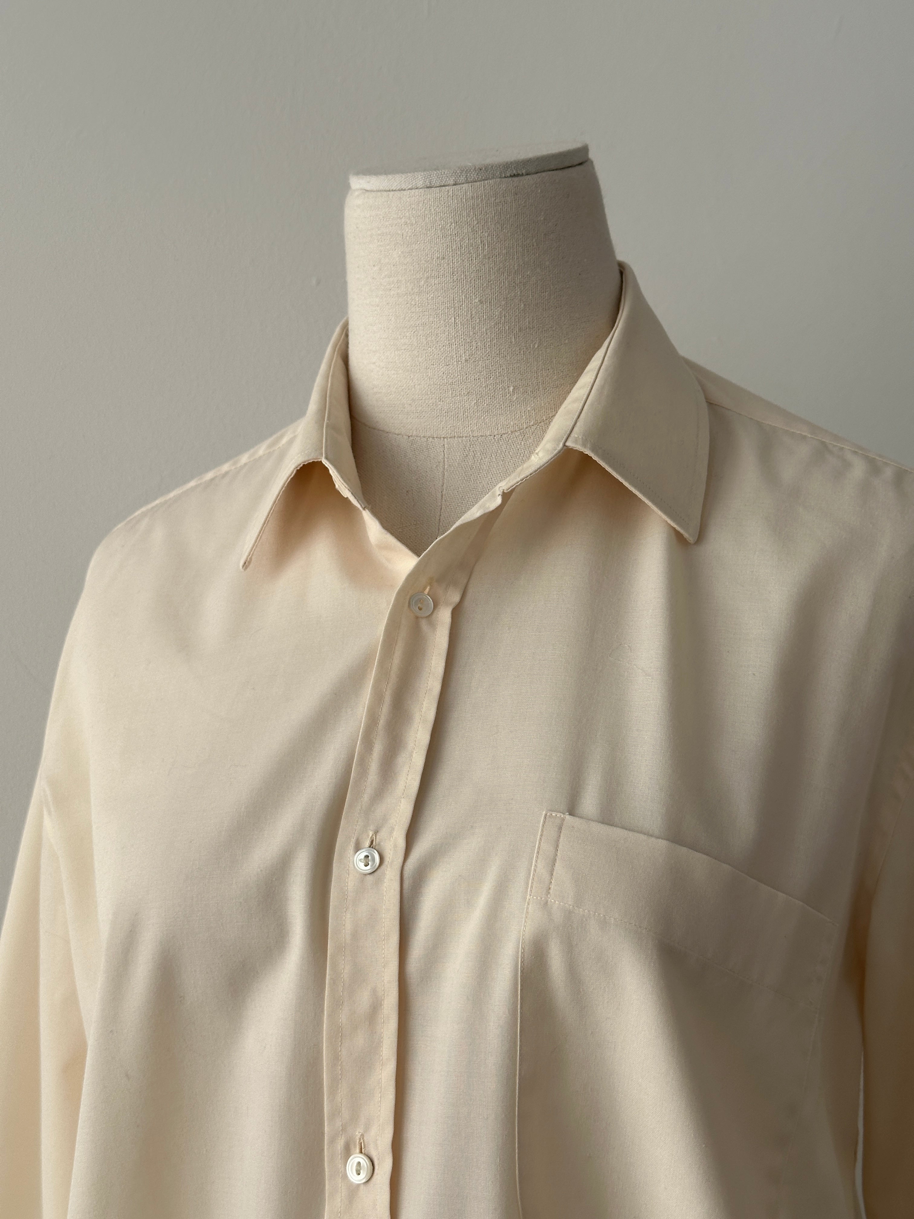 Christian Dior Chemises Paris 1990s Cotton Shirt - M