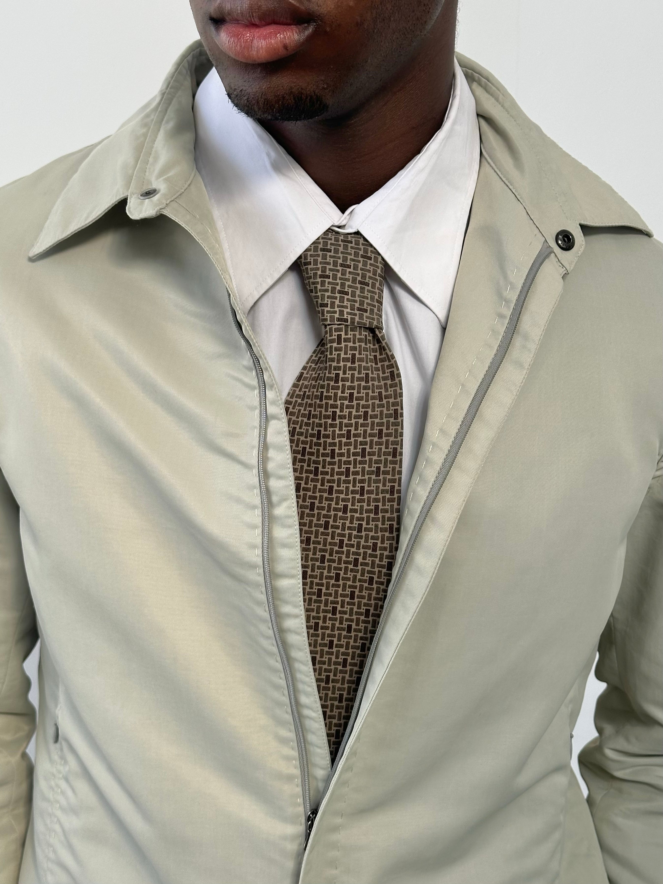 Pierre Cardin 1990s Pure Silk Woven Tie