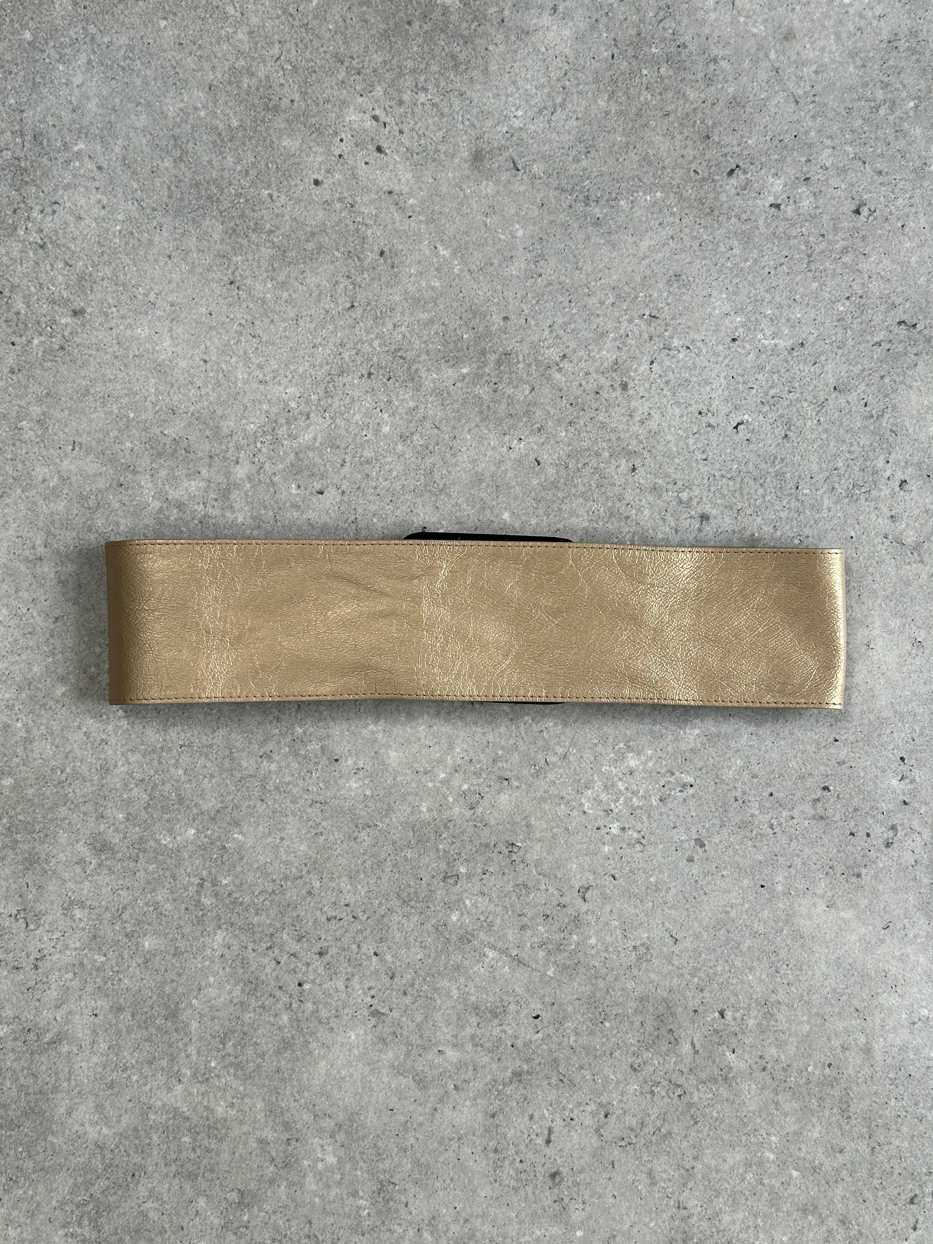 Vintage 1990s Leather Chunky Belt - W25-30