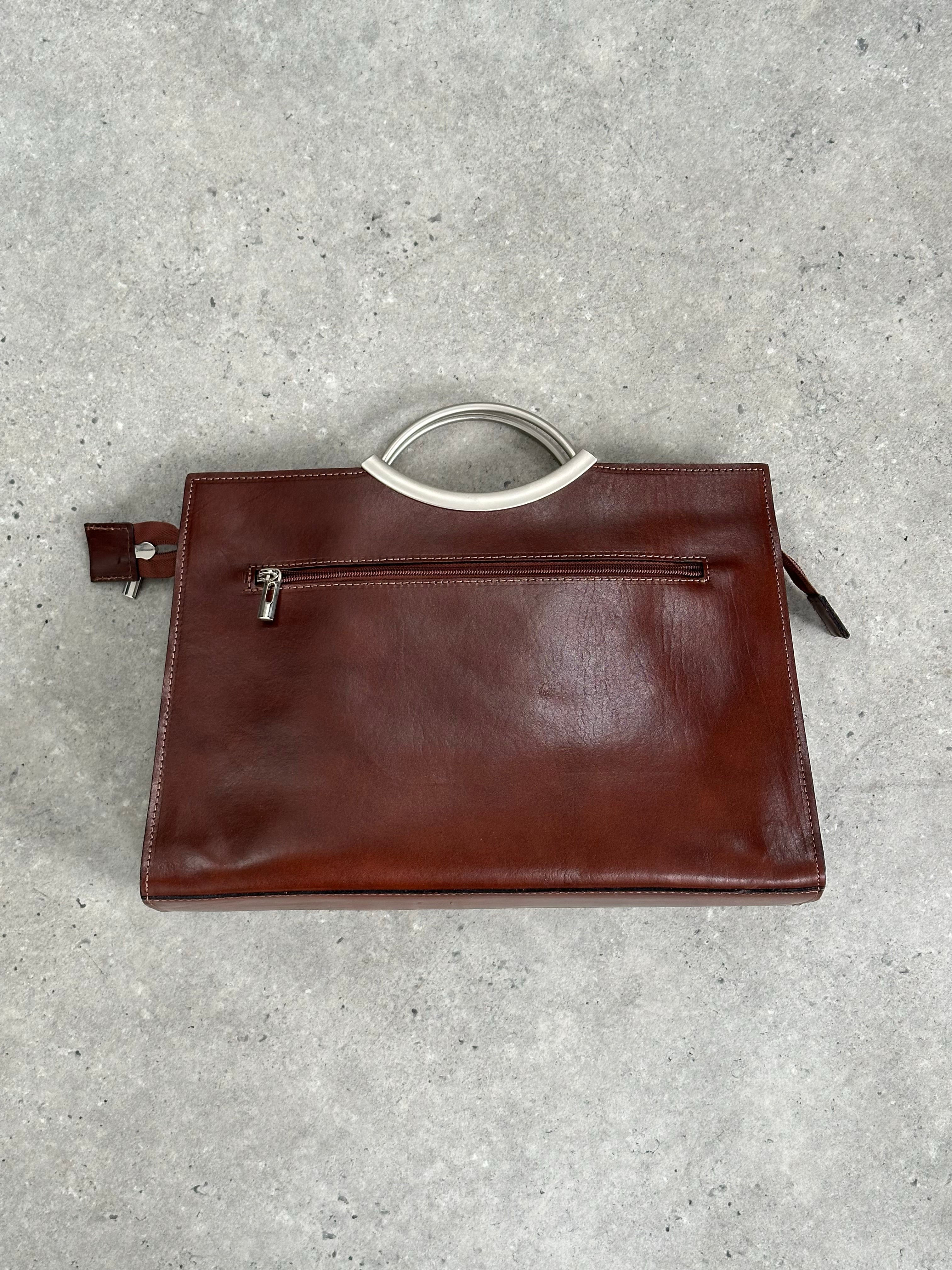 Italian Vintage 1990s Leather Crossbody Bag