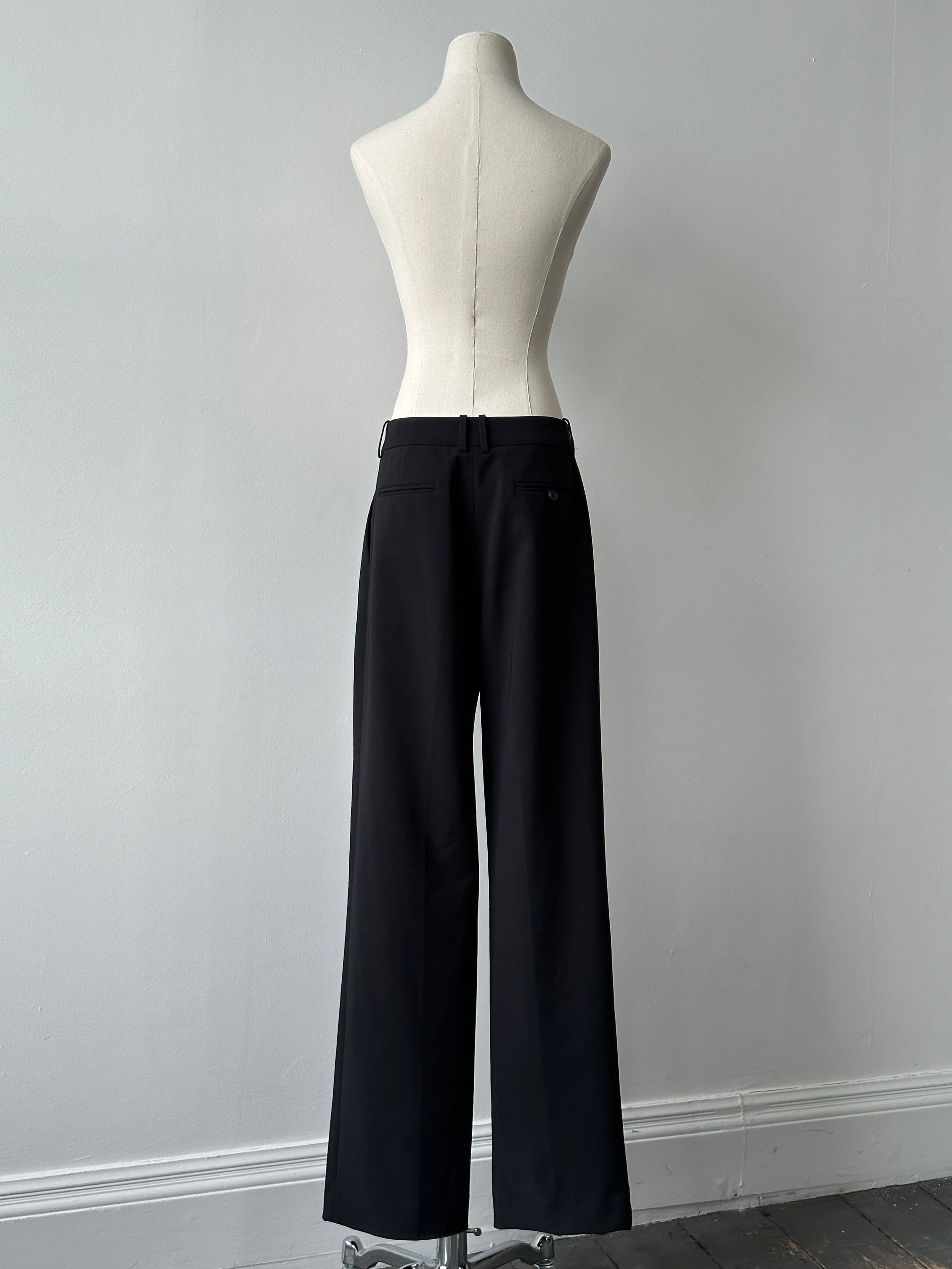 Calvin Klein 2000s Wide Leg Tailored Trousers - W28