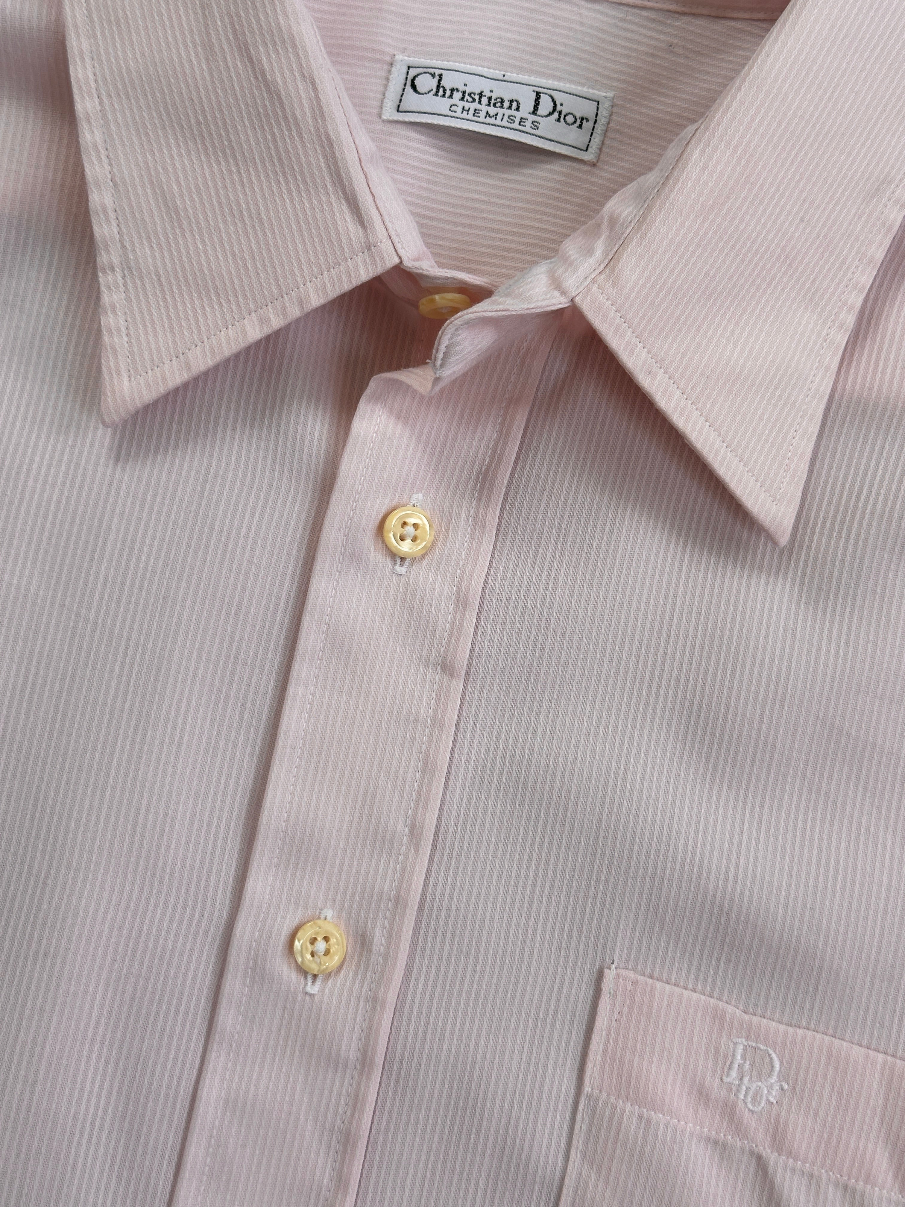 Christian Dior Chemises 1990s Logo Shirt - XL