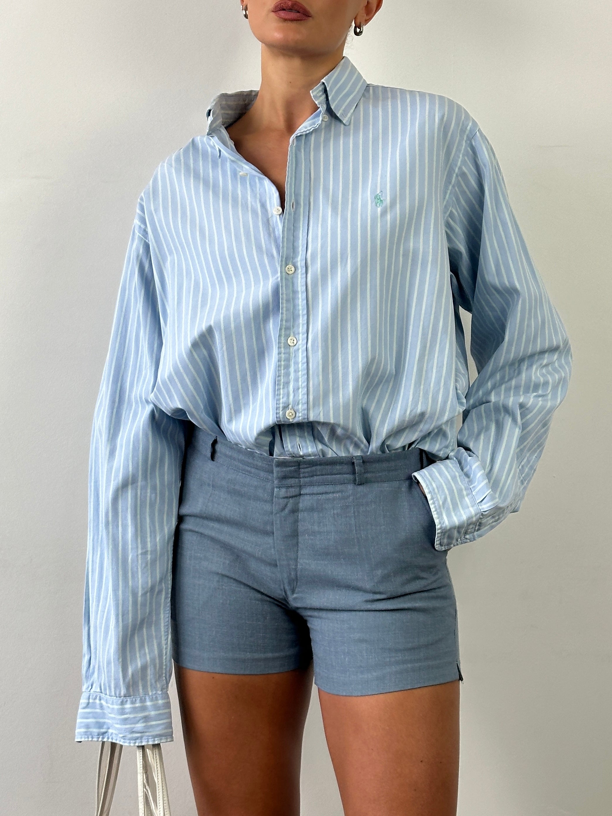 Ralph Lauren Polo Stripe Pure Cotton Dress Shirt - XL/XXL - SYLK