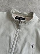 Yves Saint Laurent Pure Cotton Double Zip Logo Bomber Jacket - M/L - SYLK