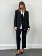 Christian Dior 1990s Wool Single Breasted Tuxedo Suit - 42S/W32 - SYLK