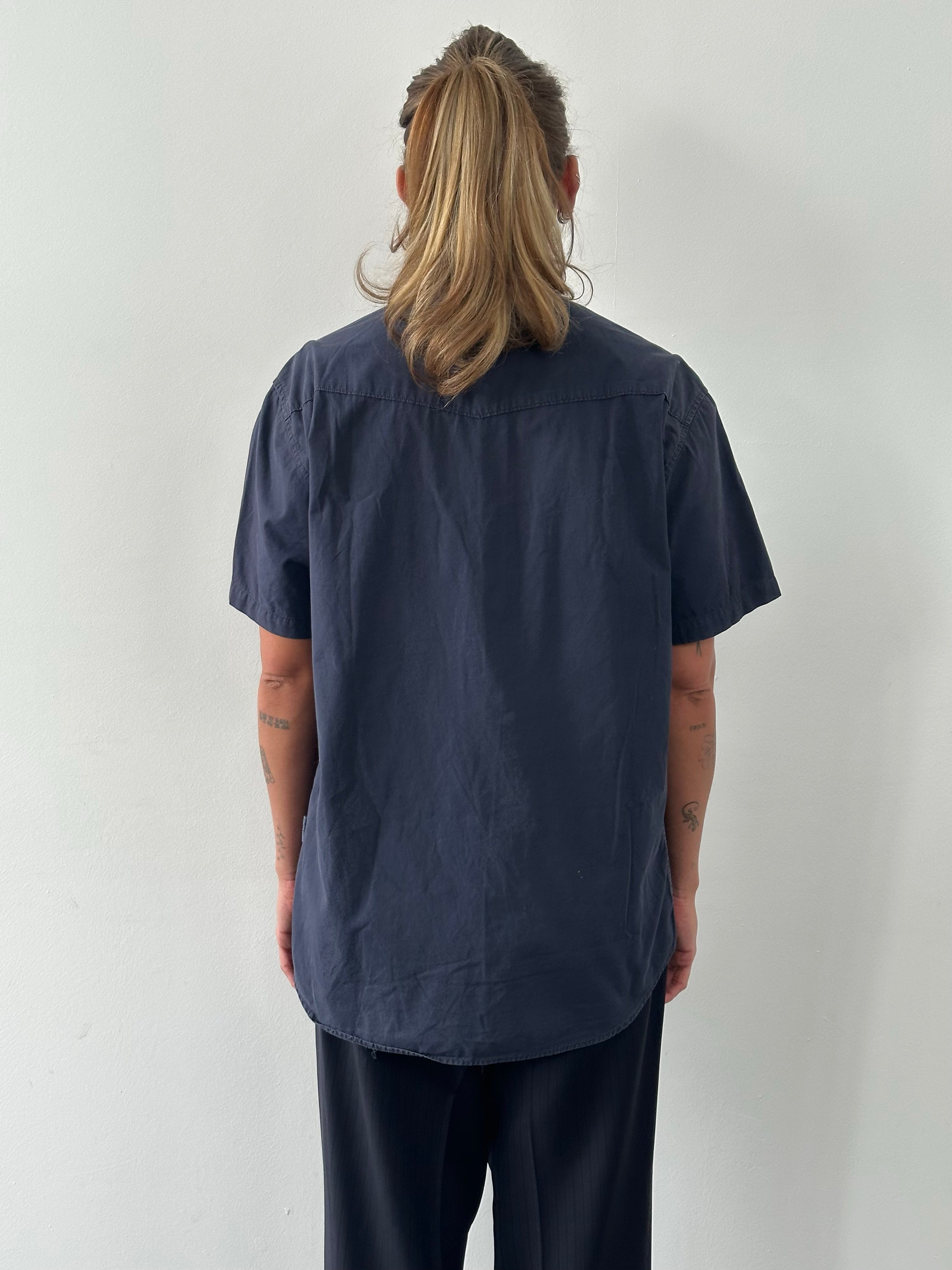 Versace Jeans Couture 1990s Pure Cotton Short Sleeve Shirt - L
