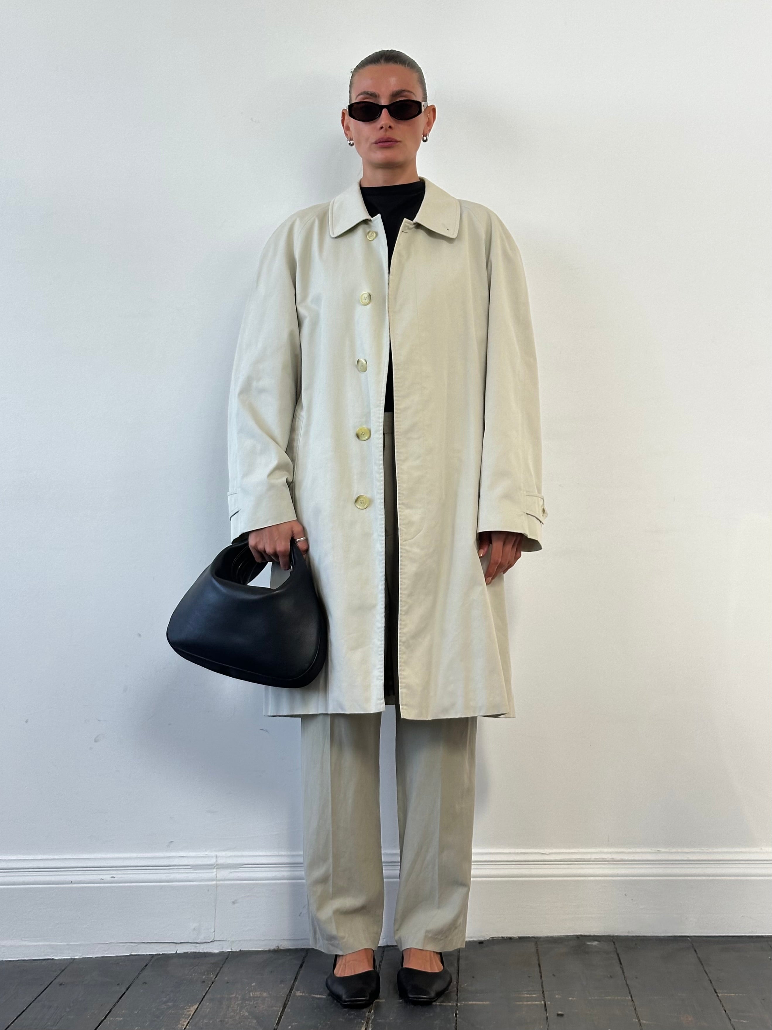 Burberrys Cotton Trench Coat - XL - SYLK