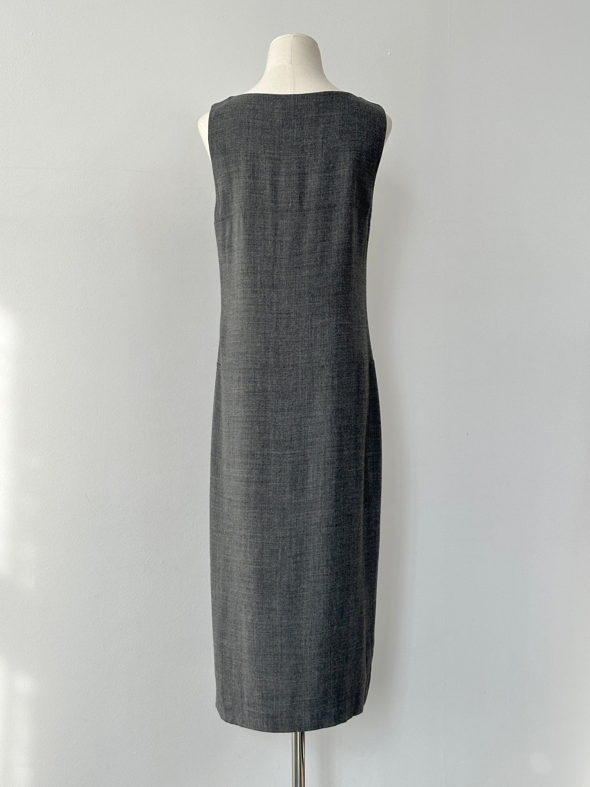 Marella 2000s Wool Sleevless Maxi Dress - M-L