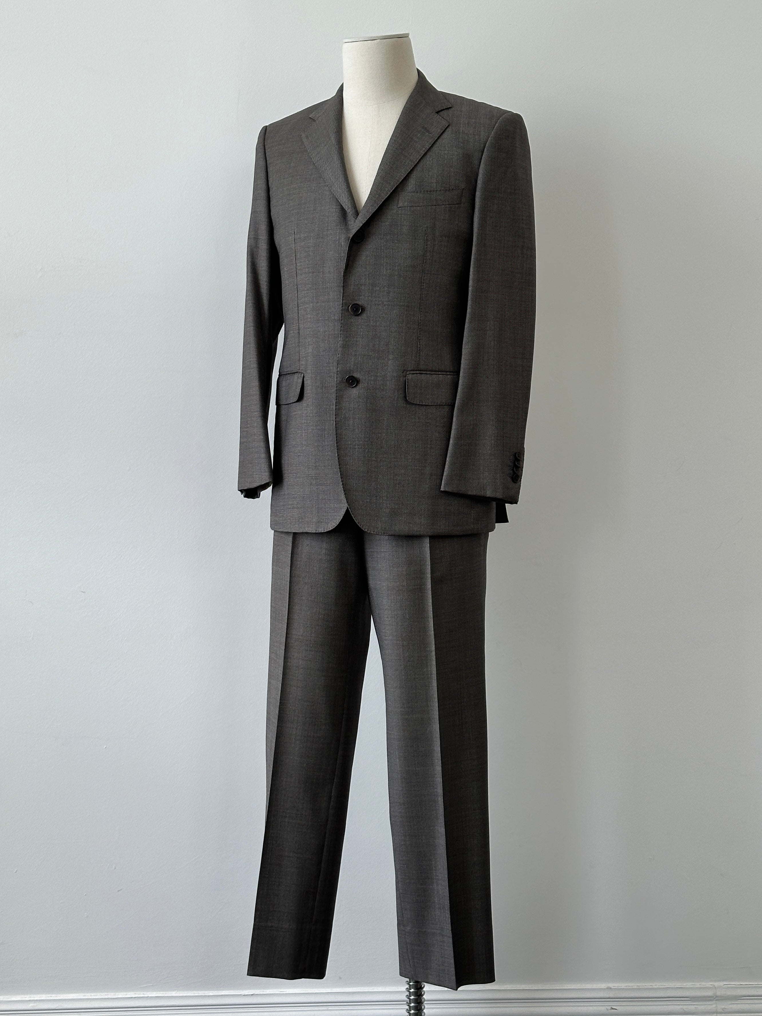 Loro Piana x Ivory Court 1990s Pure Wool Suit - 40S/W30