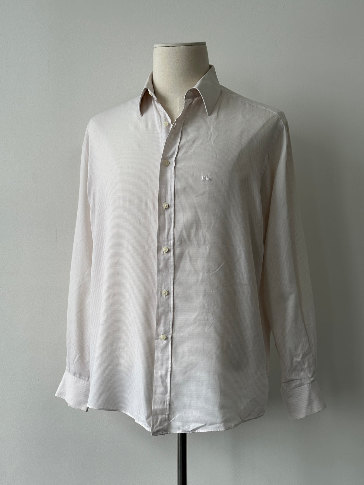 Christian Dior 1990s Cotton Logo Shirt - L