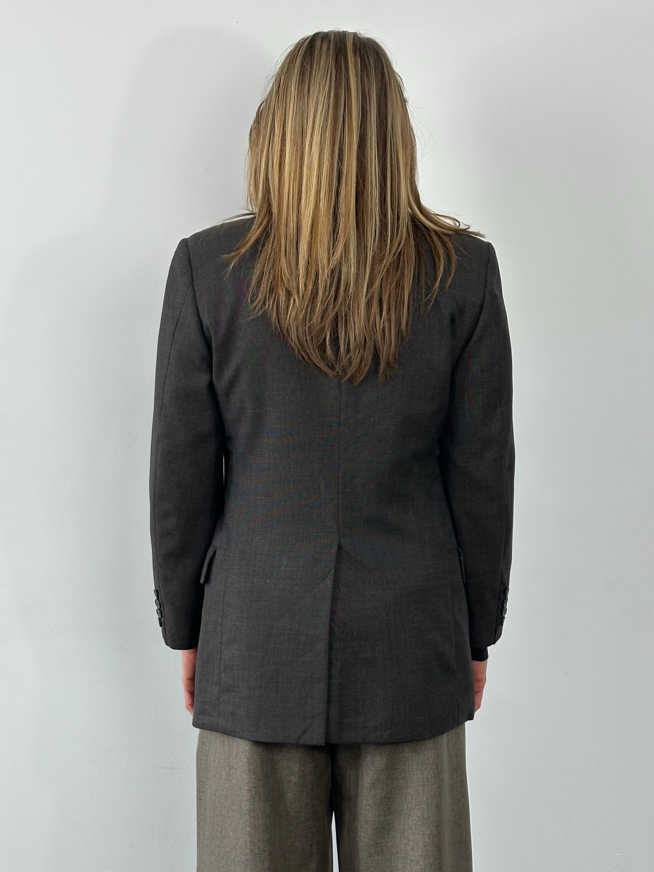 Christian Dior Monsieur 1980s Wool Single Breasted Blazer - 38R/S