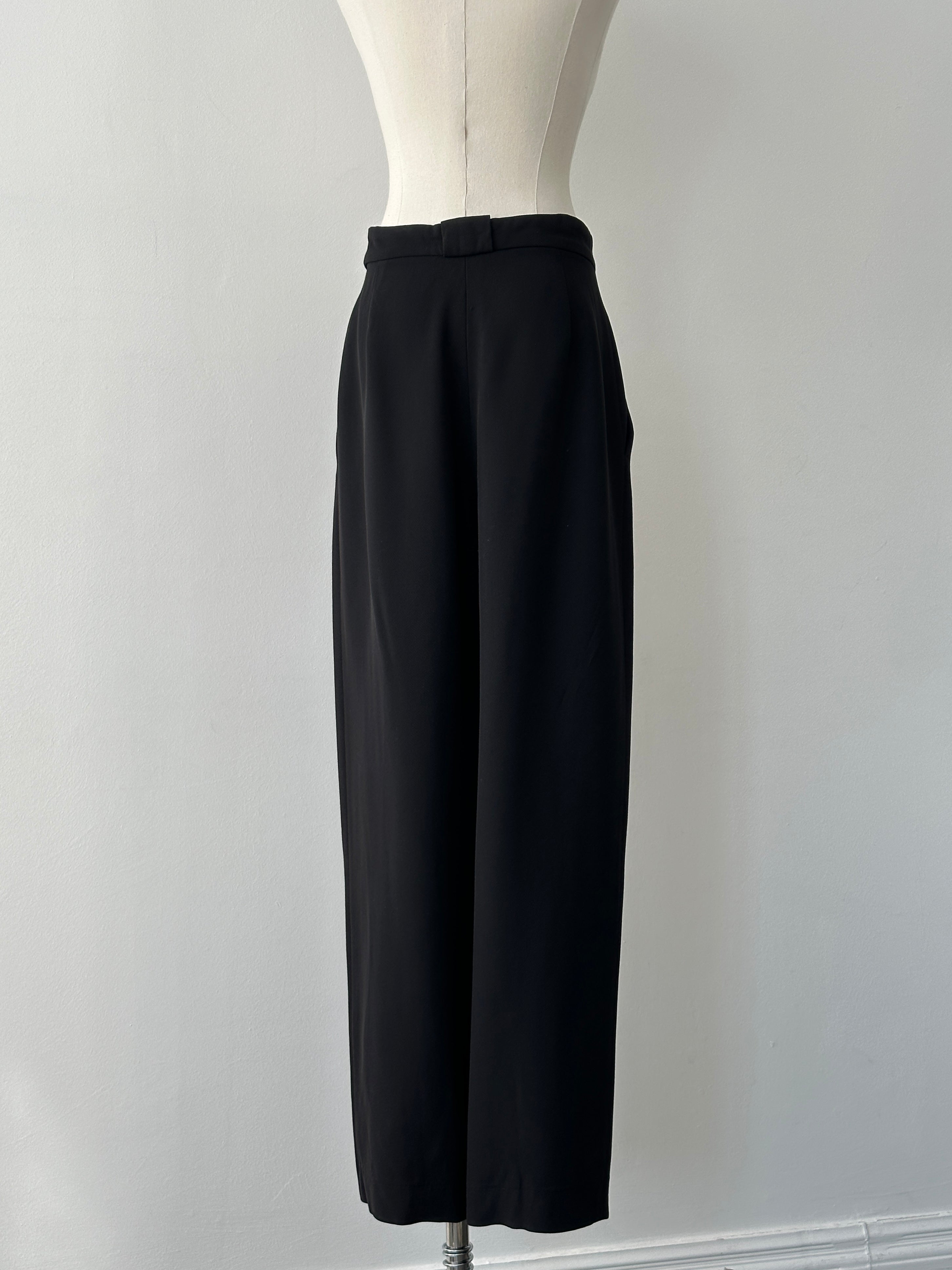 Mani 1990s Wool Tapered Leg Tailored Trouser - W26
