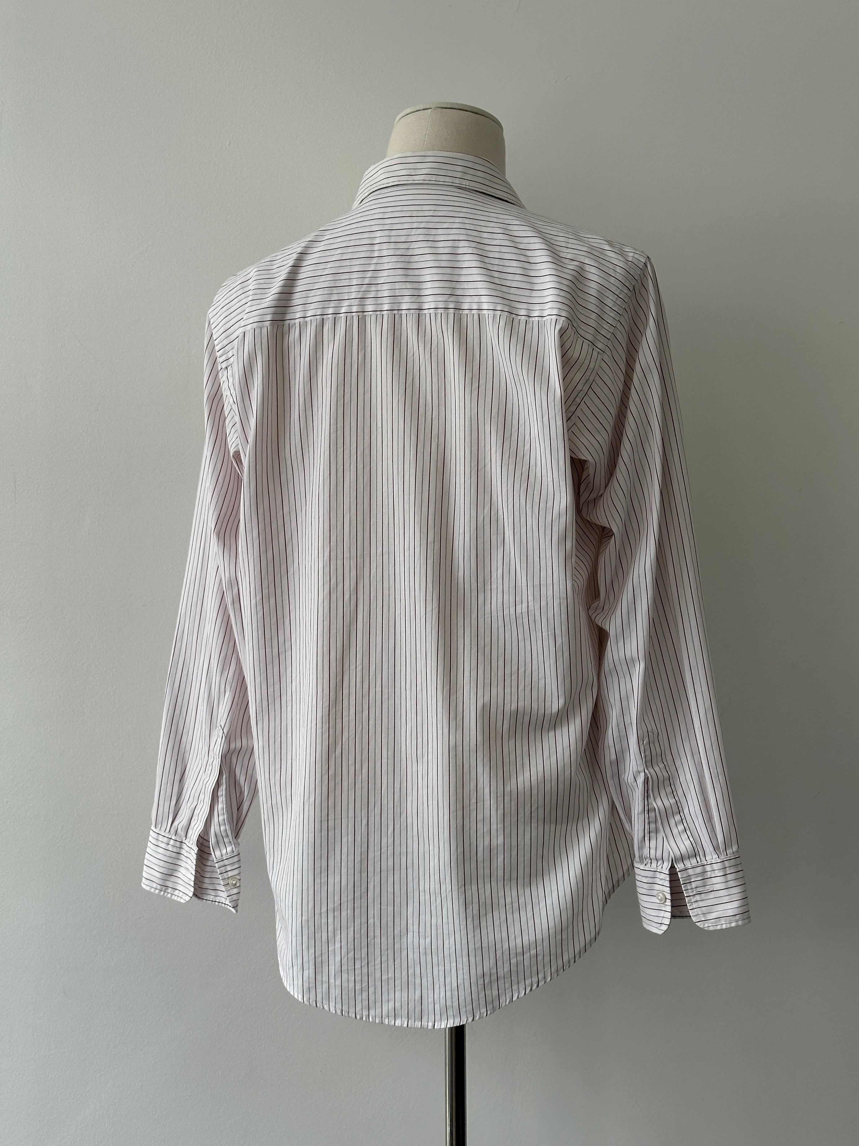 Christian Dior 1990s Cotton Striped Shirt - M